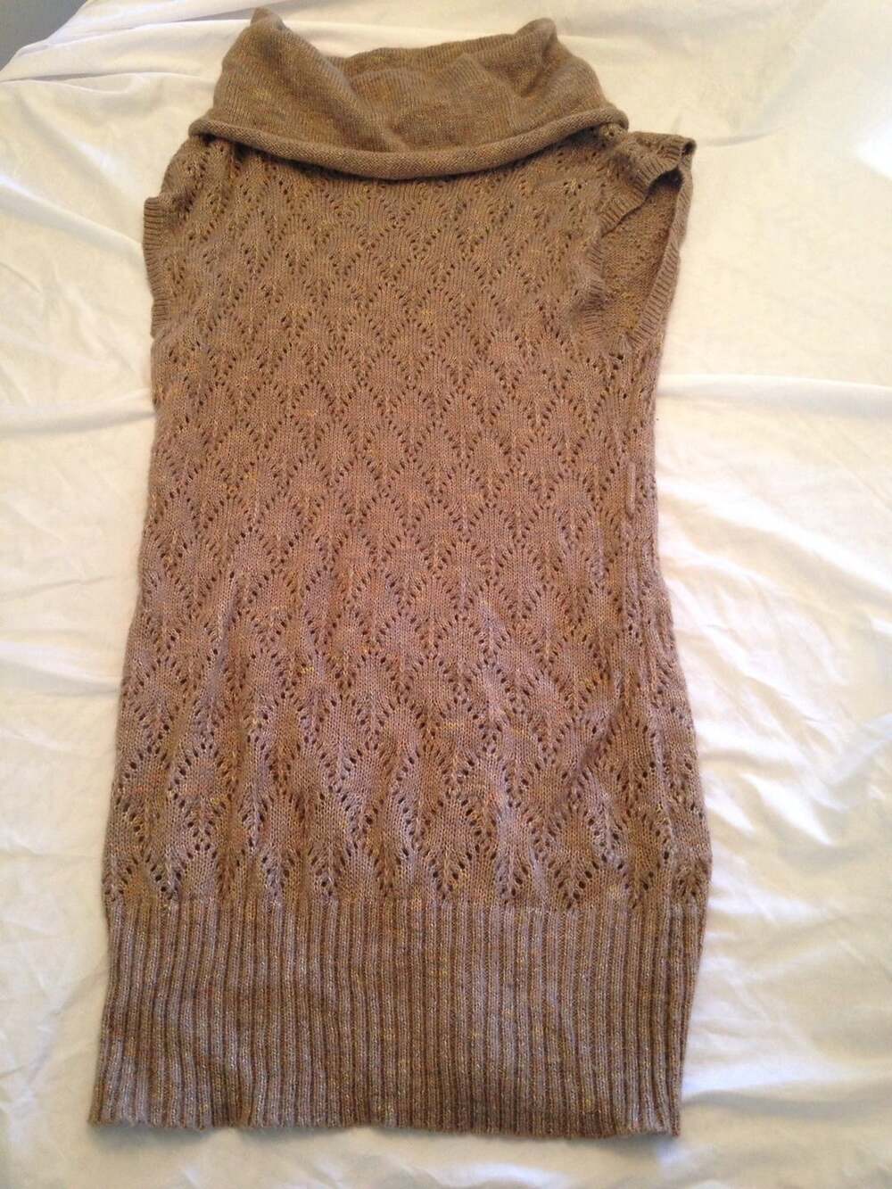 COLORADO CLOTHING SWEATER COWL NECK Sleeveless Comfort Series WOMEN'S SIZE XL